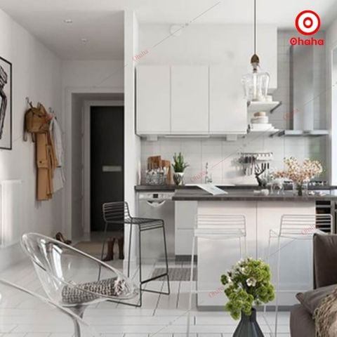 Tủ Bếp Gỗ Hiện Đại Sang Trọng OHAHA - TB017