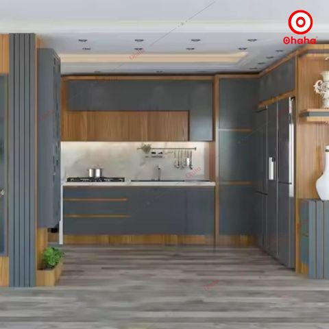 Tủ Bếp Gỗ Hiện Đại Sang Trọng OHAHA - TB018