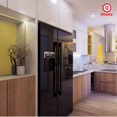 Tủ Bếp Gỗ Hiện Đại Sang Trọng OHAHA - TB021