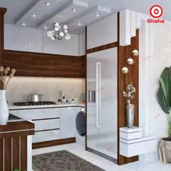 Tủ Bếp Gỗ Hiện Đại Sang Trọng OHAHA - TB031