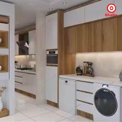 Tủ Bếp Gỗ Hiện Đại Sang Trọng OHAHA - TB032