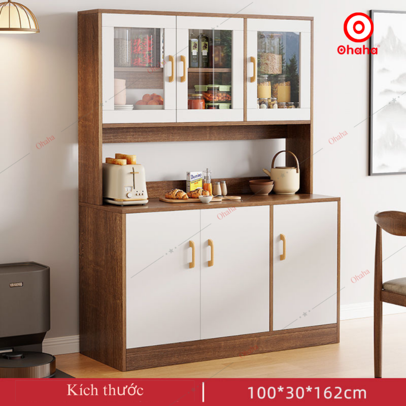 Tủ bếp gỗ MDF phong cách hiện đại Ohaha - TB053