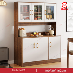Tủ bếp gỗ MDF phong cách hiện đại Ohaha - TB053