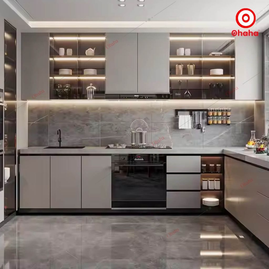 Tủ Bếp Hiện Đại Cao Cấp OHAHA - TB030