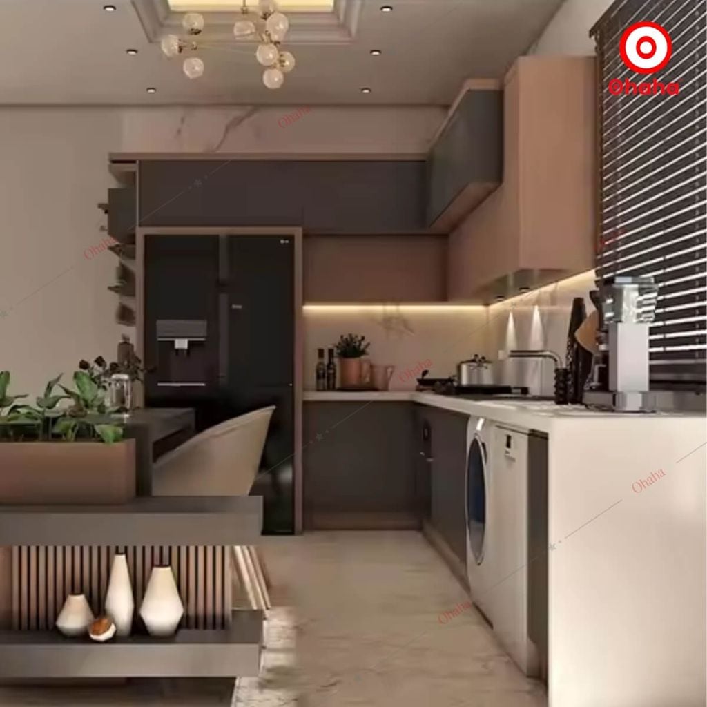 Tủ Bếp Hiện Đại Cao Cấp OHAHA - TB036