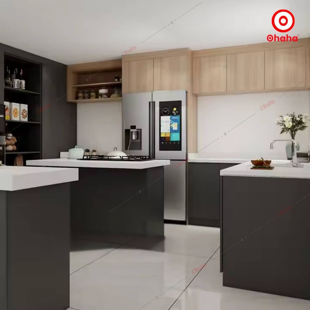 Tủ Bếp Hiện Đại Cao Cấp OHAHA - TB037