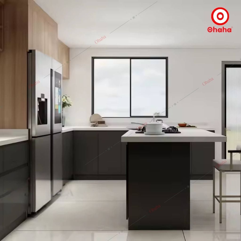 Tủ Bếp Hiện Đại Cao Cấp OHAHA - TB037