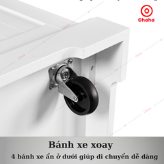 Tủ bếp mini đa năng có bánh xe - TB070
