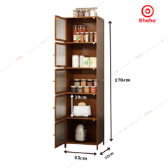 Tủ bếp Ohaha 5 ngăn dáng cao - TB061