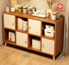 Tủ bếp nhiều cánh Ohaha - TB077