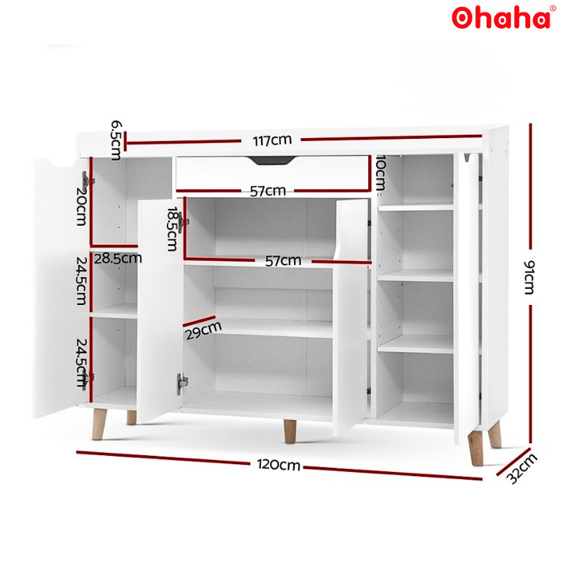 Tủ giày thông minh nhiều ngăn tiện dụng Ohaha - TG019