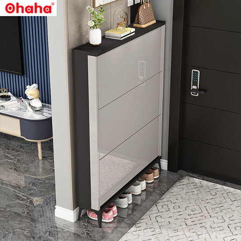 Tủ giày thông minh siêu mỏng cao cấp Ohaha - TGCC015