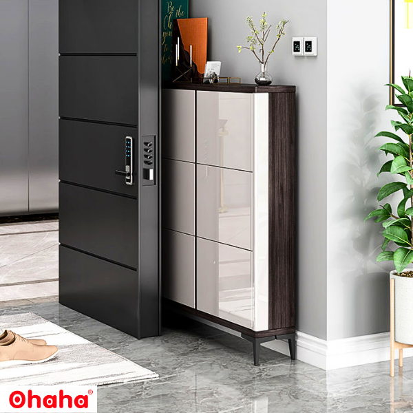 Tủ giày thông minh siêu mỏng cao cấp Ohaha - TGCC018