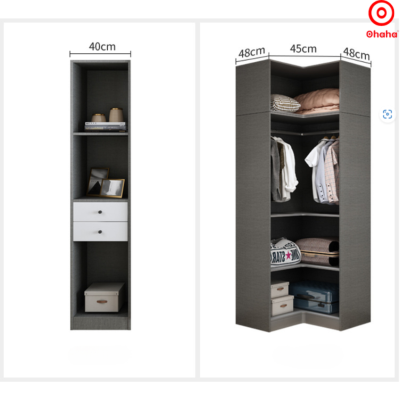 Tủ quần áo cánh kính cao cấp OHAHA - TCK010