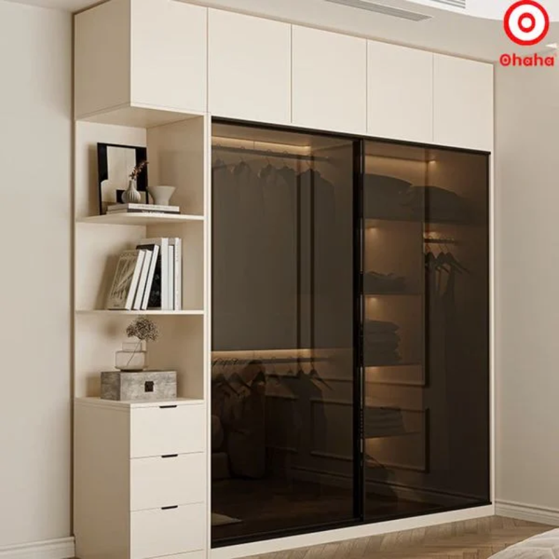 Tủ quần áo cánh kính Ohaha - TCK012