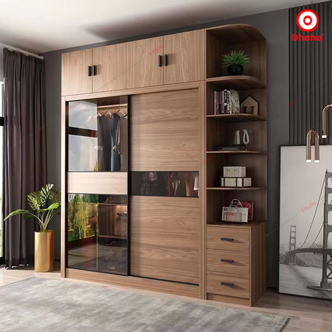 Tủ quần áo cánh kính cao cấp OHAHA - TCK011