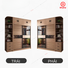 Tủ quần áo cánh kính cao cấp OHAHA - TCK011