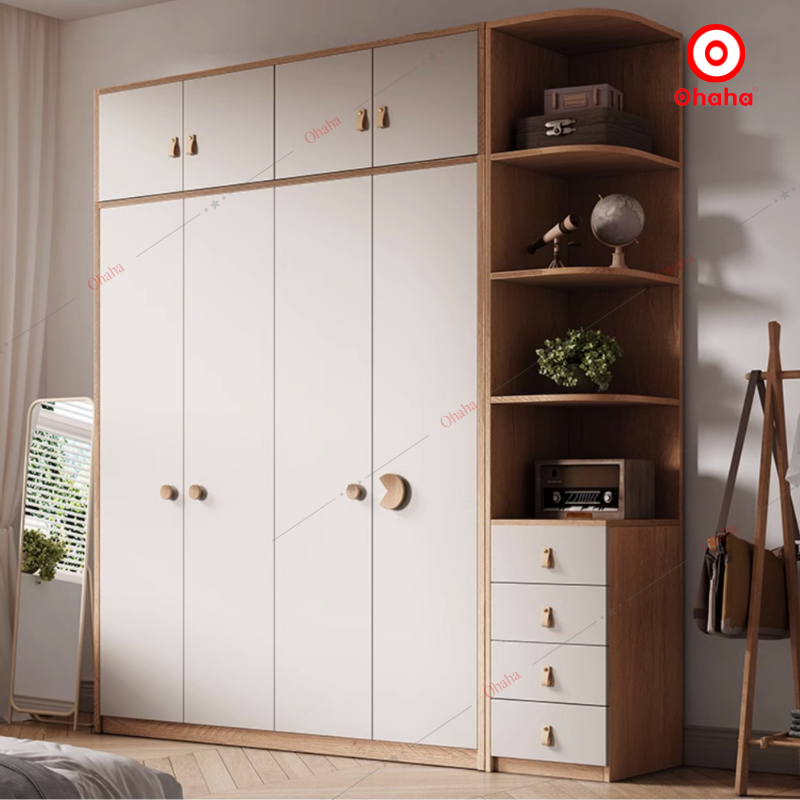Tủ quần áo gỗ công nghiệp hiện đại Ohaha - HĐ017
