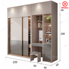 Tủ Quần Áo Gỗ Công Nghiệp Cao Cấp OHAHA - HĐ022