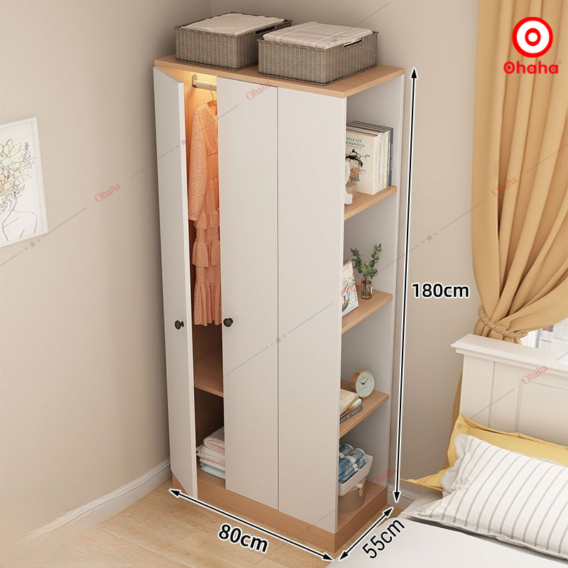 Tủ quần áo gỗ công nghiệp đa dụng Ohaha - MN005