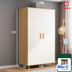Tủ quần áo gỗ công nghiệp Ohaha - TQA055