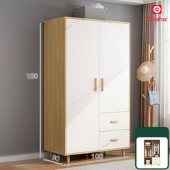 Tủ quần áo gỗ công nghiệp Ohaha - TQA055