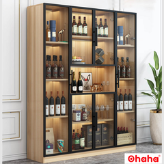 Tủ rượu gỗ công nghiệp Ohaha - TR001
