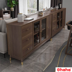 Tủ rượu gỗ công nghiệp Ohaha - TR002