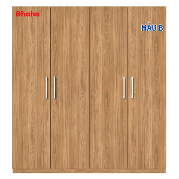 Tủ quần áo gỗ công nghiệp 4 cánh Ohaha - TQA038