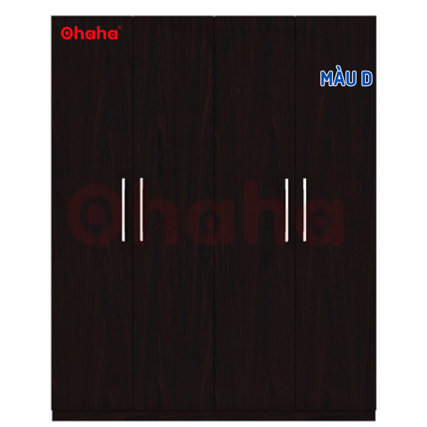 Tủ quần áo gỗ công nghiệp 4 cánh Ohaha - TQA038
