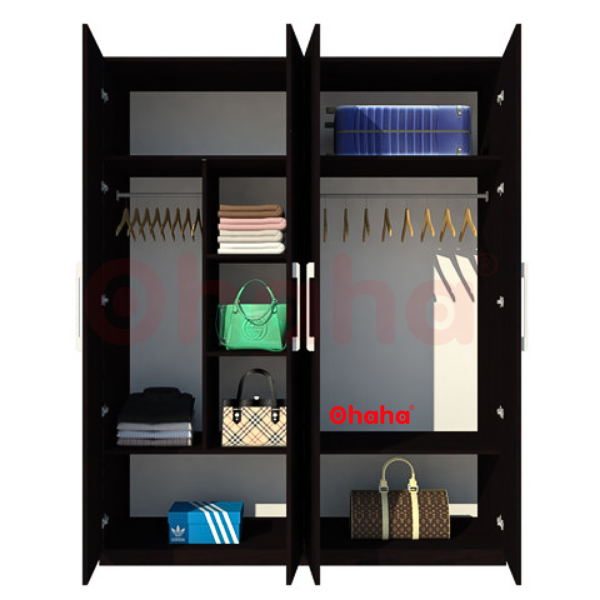 Tủ quần áo gỗ công nghiệp 4 cánh Ohaha - TQA038