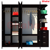 Tủ Quần Áo Gỗ Công Nghiệp 4 Cánh OHAHA - TQA048