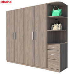 Tủ Quần Áo Gỗ Công Nghiệp 4 Cánh OHAHA - TQA048