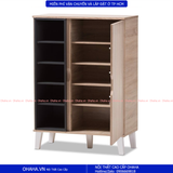 Tủ giày cánh mở nhiều ngăn phong cách Scandinavin Ohaha - TG011