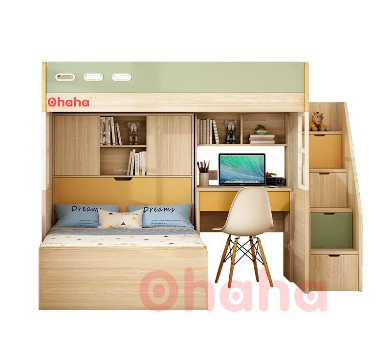 Giường tầng thông minh cao cấp Ohaha - GTCC009