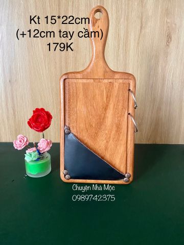  075- Menu thớt cn tay cầm 15*22cm (+10cm tc) 