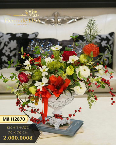  Calee 3 - Hoa lụa nghệ thuật Fleurs de Lisa 