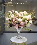  Pastel Shine - Bình hoa lụa trang trí nội thất 