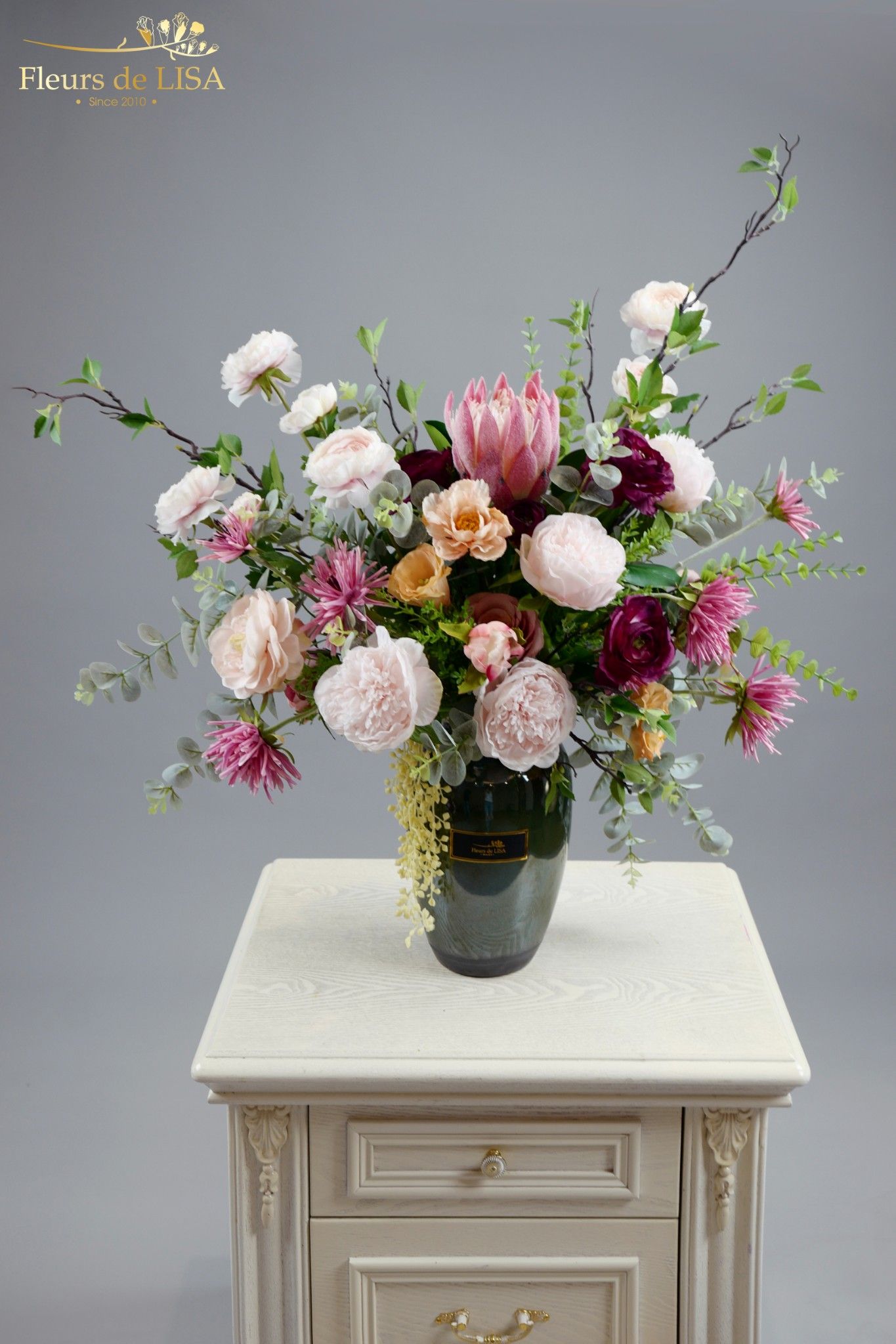  Paisley - Bình hoa lụa trang trí nội thất 