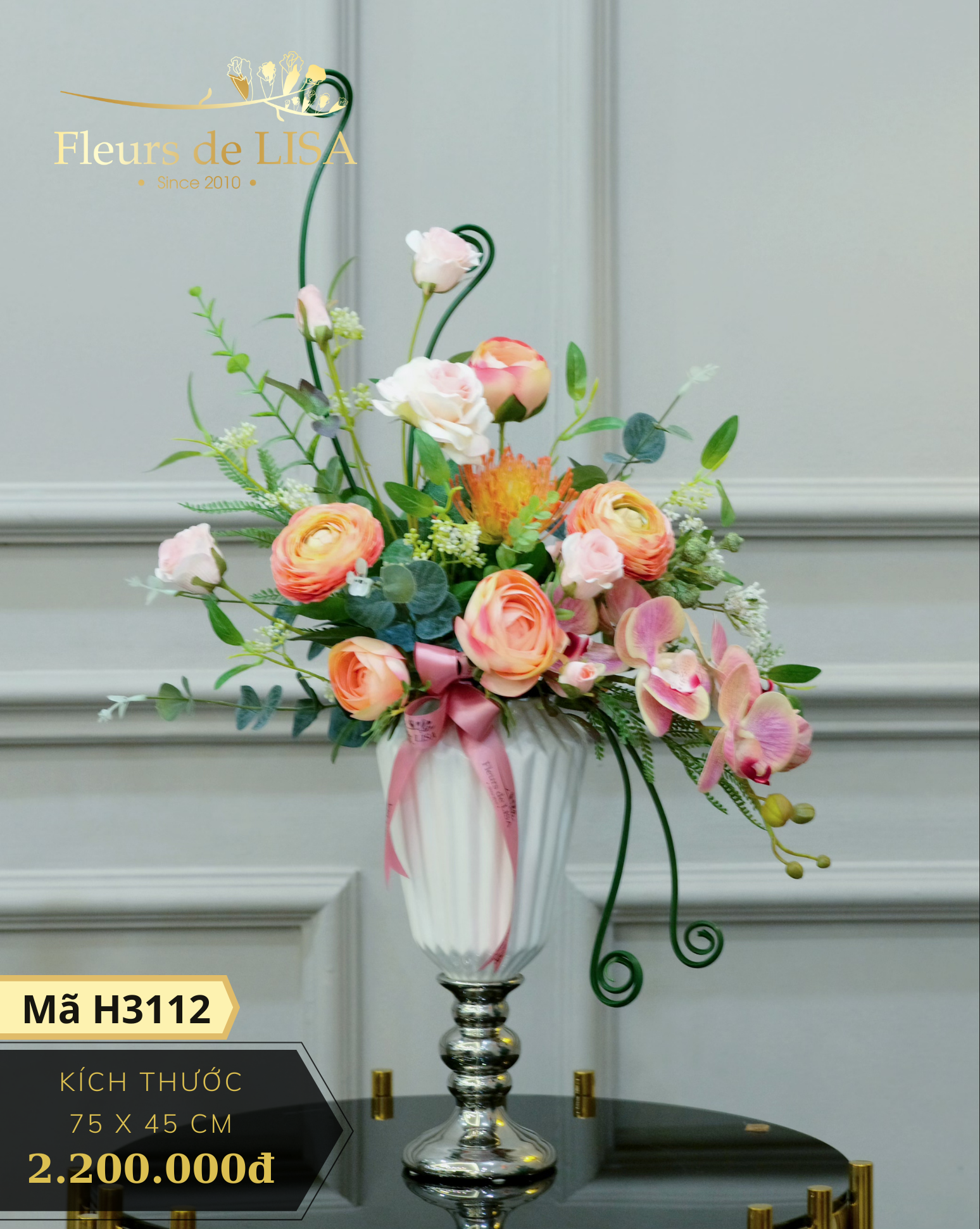  Michela - Điều kì diệu hoa lụa phong cách Pháp 