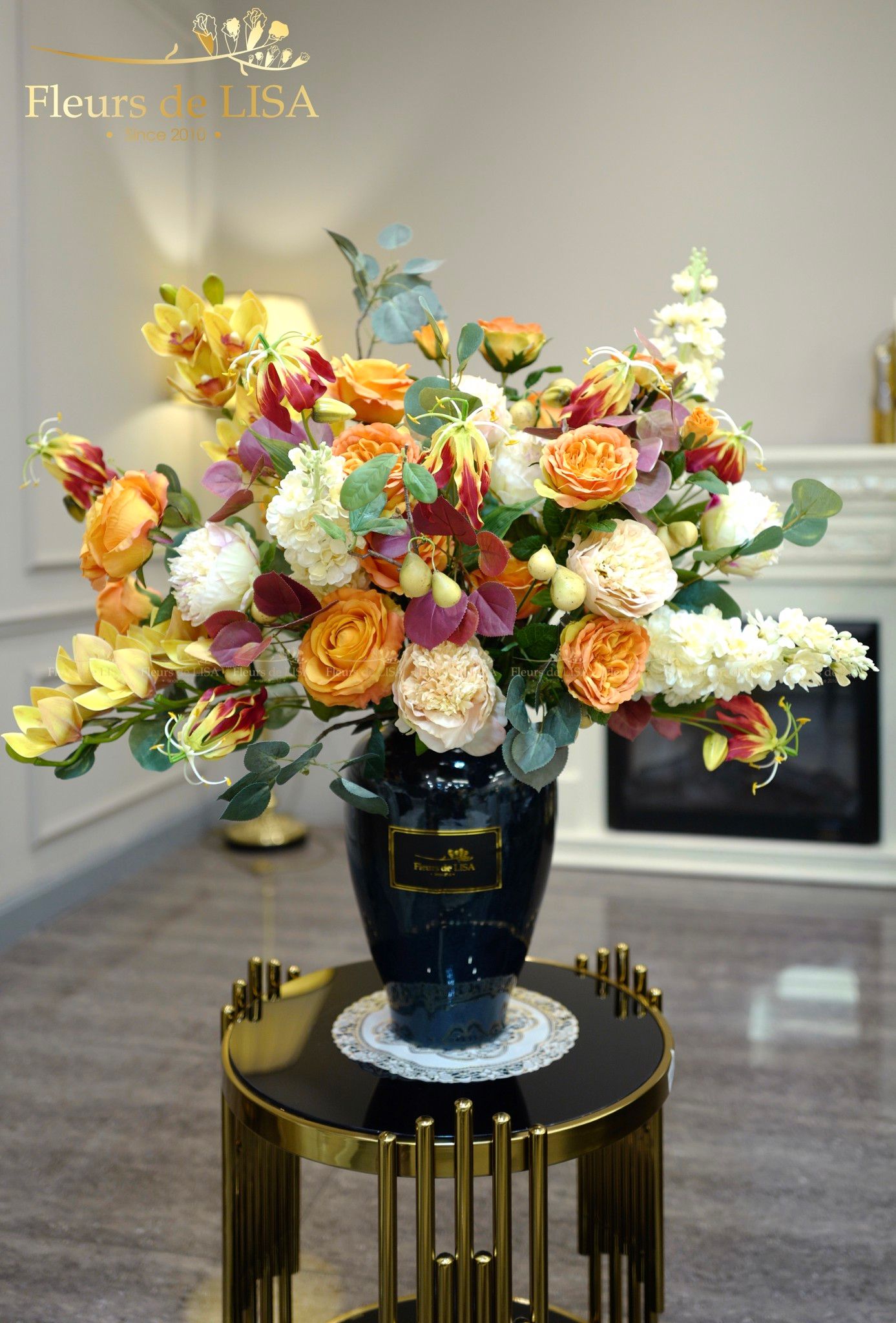  Bichette - Bình hoa lụa trang trí nội thất 
