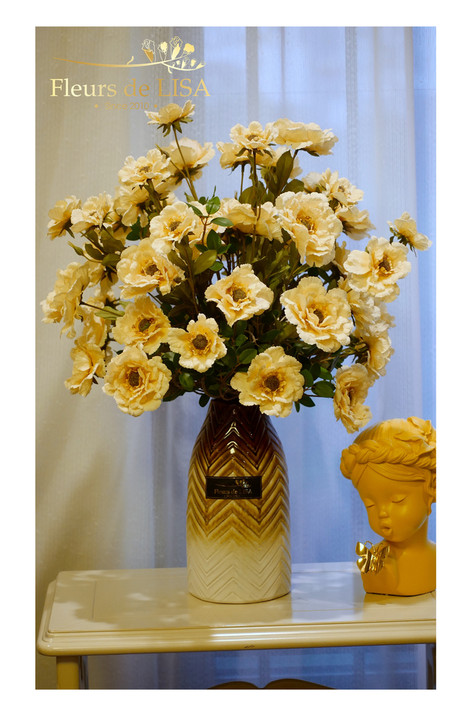  Angela - Bình hoa lụa trang trí nội thất 