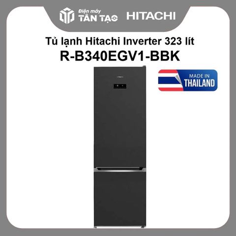 Tủ lạnh Hitachi Inverter 323 lít R-B340EGV1-BBK