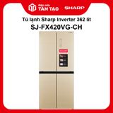 Tủ lạnh Sharp Inverter 362 lít SJ-FX420VG-CH