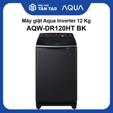 Máy giặt Aqua Inverter 12 Kg AQW-DR120HT(BK)