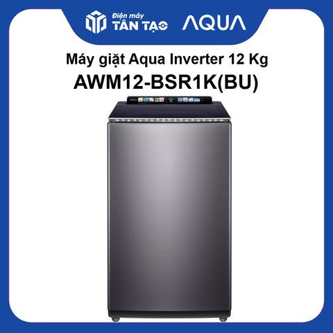 Máy giặt Aqua Inverter 12 Kg AWM12-BSR1K(BU)