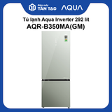 Tủ lạnh Aqua Inverter 292 lít AQR-B350MA(GM)
