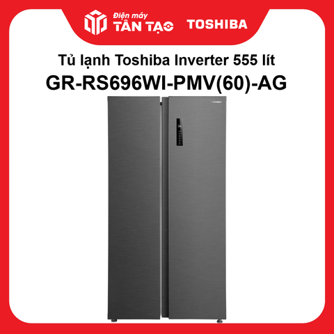 Tủ lạnh Toshiba Inverter 555 lít GR-RS696WI-PMV(60)-AG