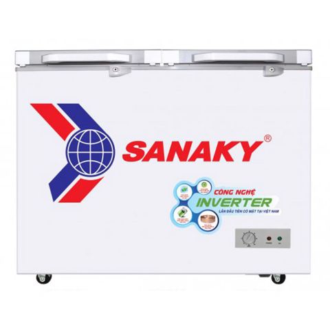 Tủ đông Sanaky 2 ngăn Inverter VH-2599W4K 250 lít