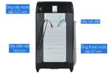 Máy giặt Aqua 12 Kg AQW-FR120HT(BK)